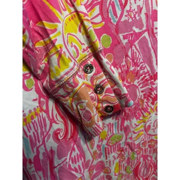 Lilly Pulitzer XXS Multicolor Knit Mini Dress 3/4 Sleeve UPF 50+ Casual will fit - Picture 6 of 7